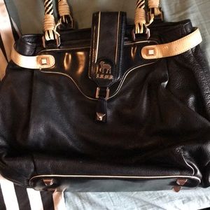 L.a.m.b. Black and white shoulder bag